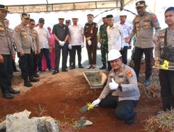Perkuat Pelayanan, Polres Morowali Utara Mulai Bangun Polsubsektor Petasia Barat