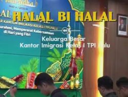 Imigrasi Palu Gelar Halal Bihalal Usai Hari Raya Idul Adha