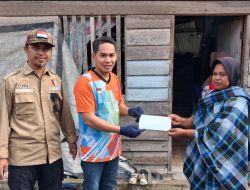 Takwin Serahkan Bantuan Cash untuk Penyintas di Kecamatan Nokilalaki