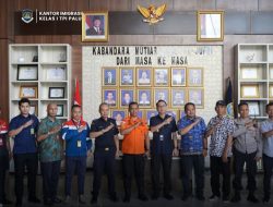 Imigrasi Palu Turut Perkuat Kesiapsiagaan Bencana Gempa Bumi melalui Koordinasi Lintas Sektor