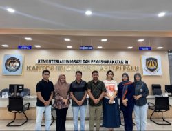 Bahas Pembangunan Kantor Imigrasi,  Sekda Tolitoli Silaturahmi ke Kepala Imigrasi Palu