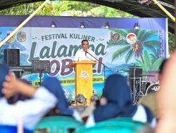 Gubernur Anwar Hafid Dorong Toboli Jadi Ikon Wisata Kuliner Sulteng, Festival Lalampa Jadi Agenda Tahunan