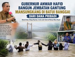 Tak Ingin Warga Terus Bertaruh Nyawa, Gubernur Anwar Hafid Bangun Jembatan Gantung Masungkang dengan Dana Pribadi