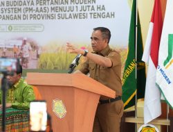 Anwar Hafid Genjot Berani Panen Raya, Target Produktivitas Padi Sulteng Capai 6 Ton per Hektare