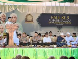 Haul ke-5 Habib Saggaf, Gubernur Anwar Hafid: Ilmu Harus Jadi Panglima Kehidupan