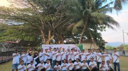 Kalla Aspal Perkuat Solidaritas Tim Melalui Team Building di Taipa Beach Palu