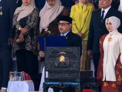 Arus Abdul Karim Bacakan Teks Proklamasi pada Upacara HUT RI ke-81 Sulteng