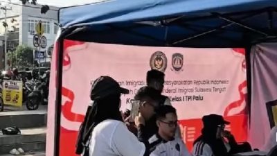Semarak HUT ke-81 RI, Imigrasi Palu Hadirkan Pelayanan Paspor Ceria di CFD Vatulemo