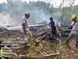 PT CAN Respons Cepat Padamkan Kebakaran Lahan di Petumbea