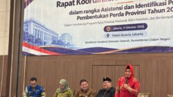 Ketua Bapemperda DPRD Sulteng Jadi Keynote Speaker Rakor Propemperda 2027