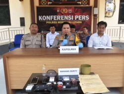 Polres Morowali Utara Ungkap 7 Kasus Narkoba, Sita 43 Gram Sabu